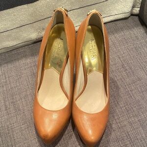 Michael Kors Tan Leather Heels